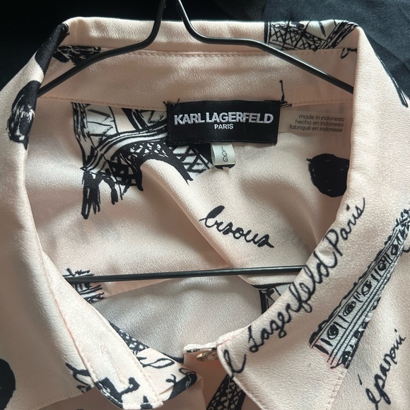 Brand new Karl Lagerfield shirt in blush pink color. - Picture 2 of 2
